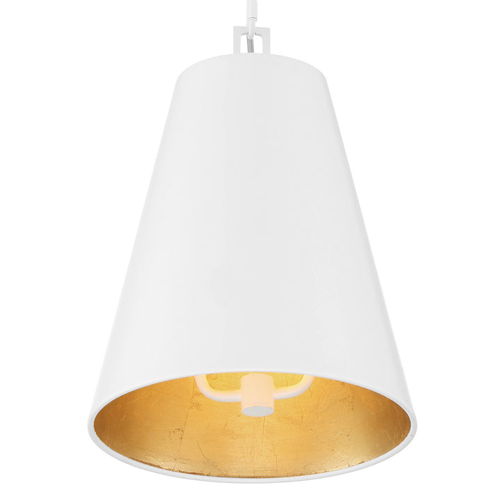 Crystorama - 8685-MT-GA - Two Light Chandelier - Alston - Matte White + Antique Gold