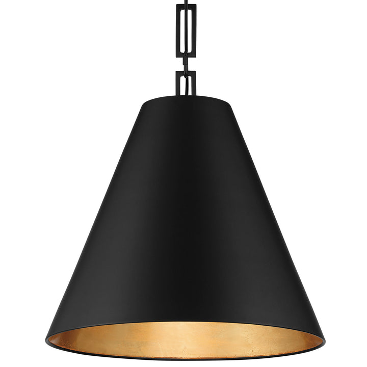 Crystorama - 8687-MK-GA - Three Light Chandelier - Alston - Matte Black + Antique Gold