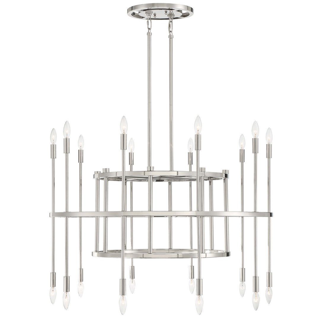 Crystorama - ARS-B4020-PN - 20 Light Chandelier - Aries - Polished Nickel