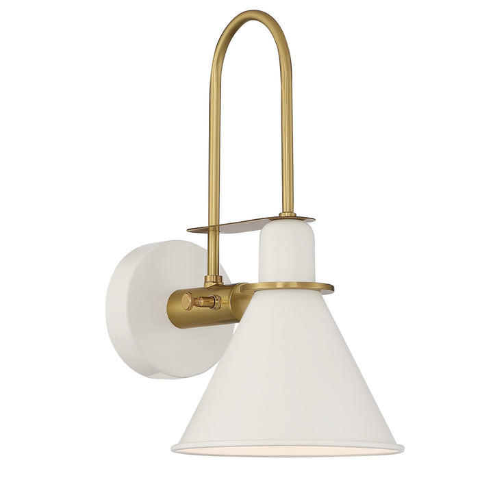 Crystorama - MED-B5501-WH - One Light Wall Sconce - Medford - White