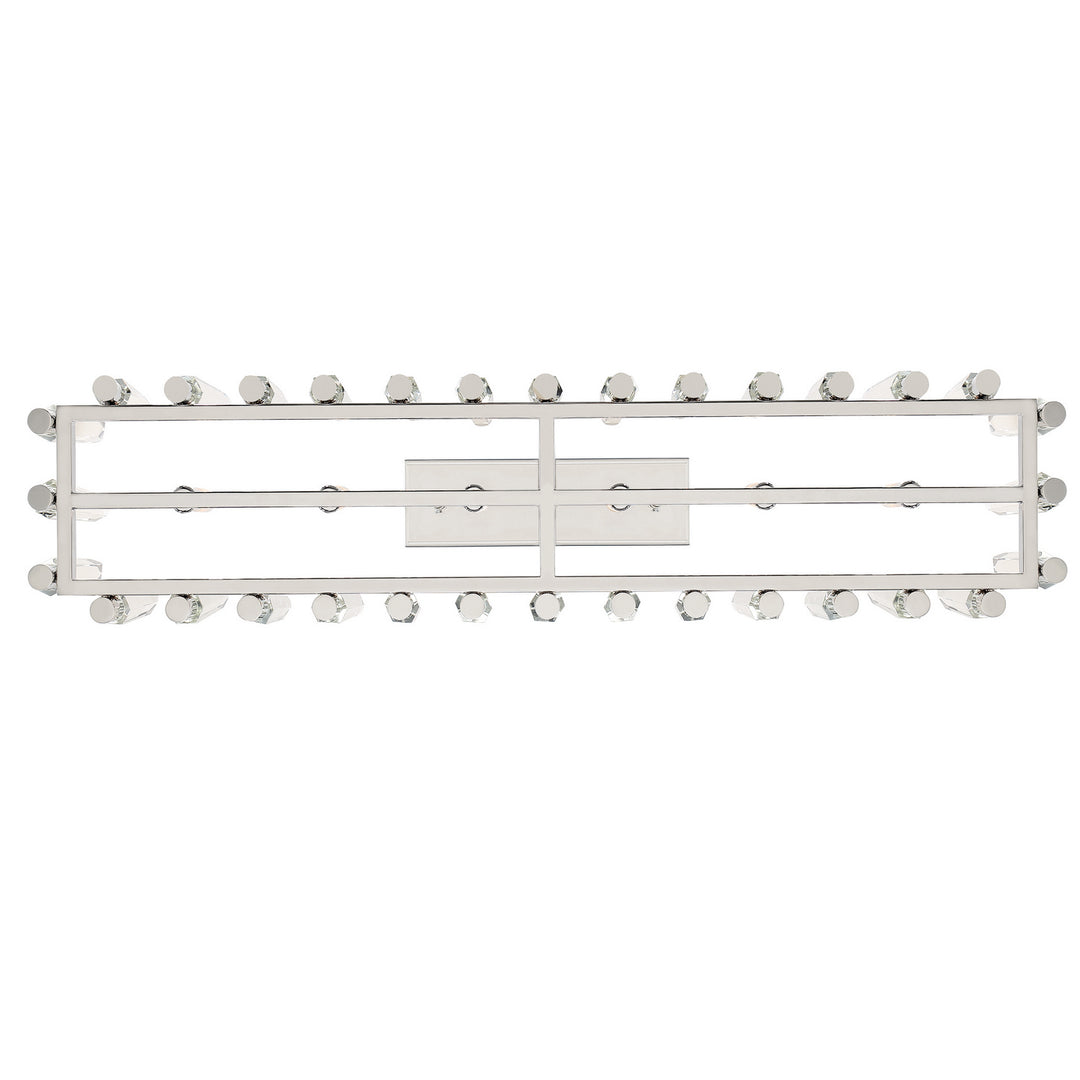 Crystorama - WAT-B2006-PN - Six Light Chandelier - Watson - Polished Nickel