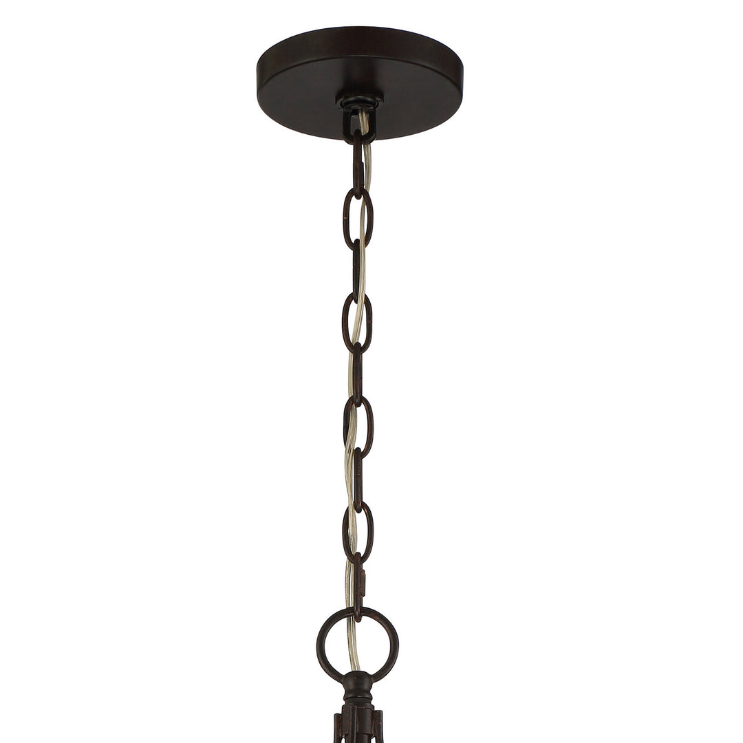 Crystorama - ZUC-A9035-EB-GA - Six Light Chandelier - Zucca - English Bronze + Antique Gold