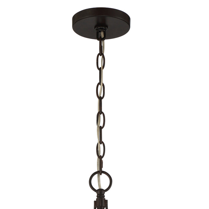 Crystorama - ZUC-A9035-EB-GA - Six Light Chandelier - Zucca - English Bronze + Antique Gold