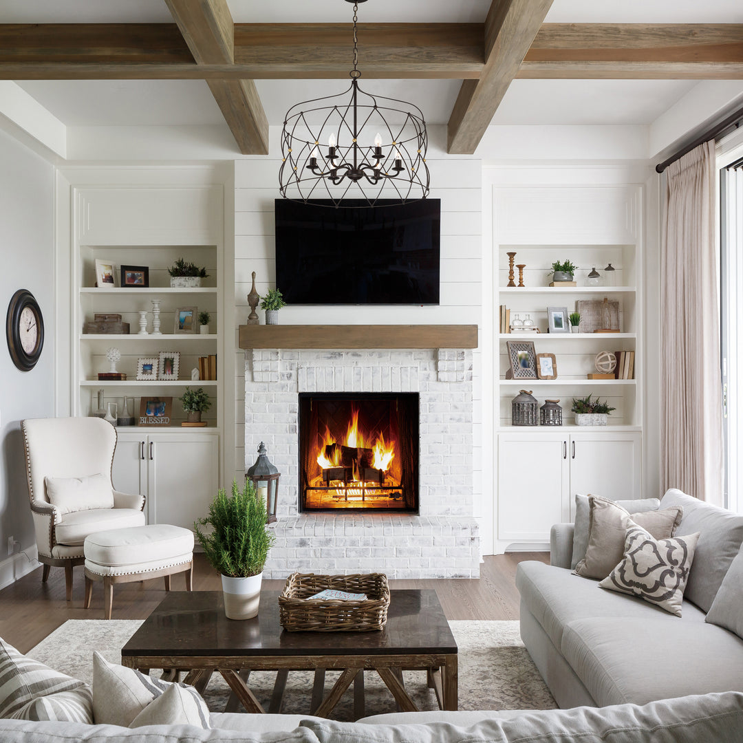 Crystorama - ZUC-A9035-EB-GA - Six Light Chandelier - Zucca - English Bronze + Antique Gold