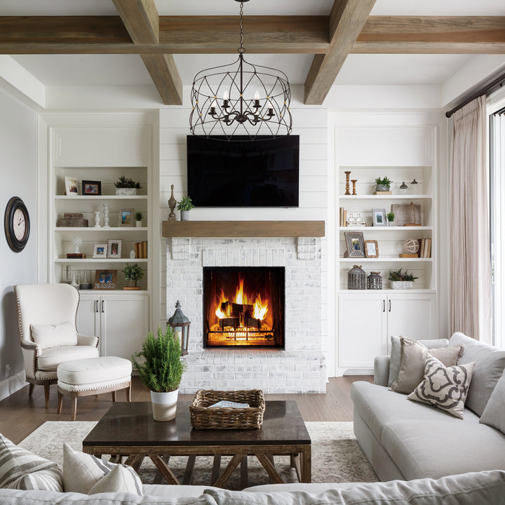 Crystorama - ZUC-A9035-EB-GA - Six Light Chandelier - Zucca - English Bronze + Antique Gold