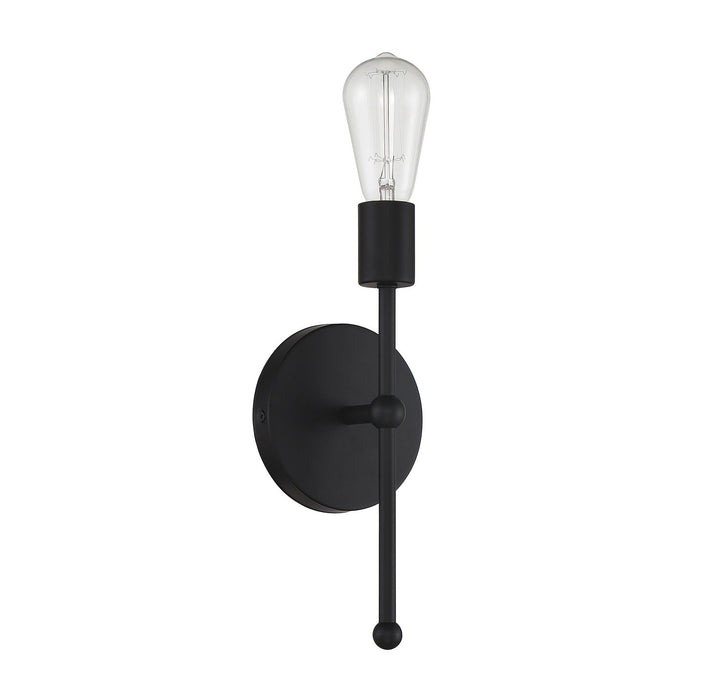 Meridian - M90005MBK - One Light Wall Sconce - Matte Black