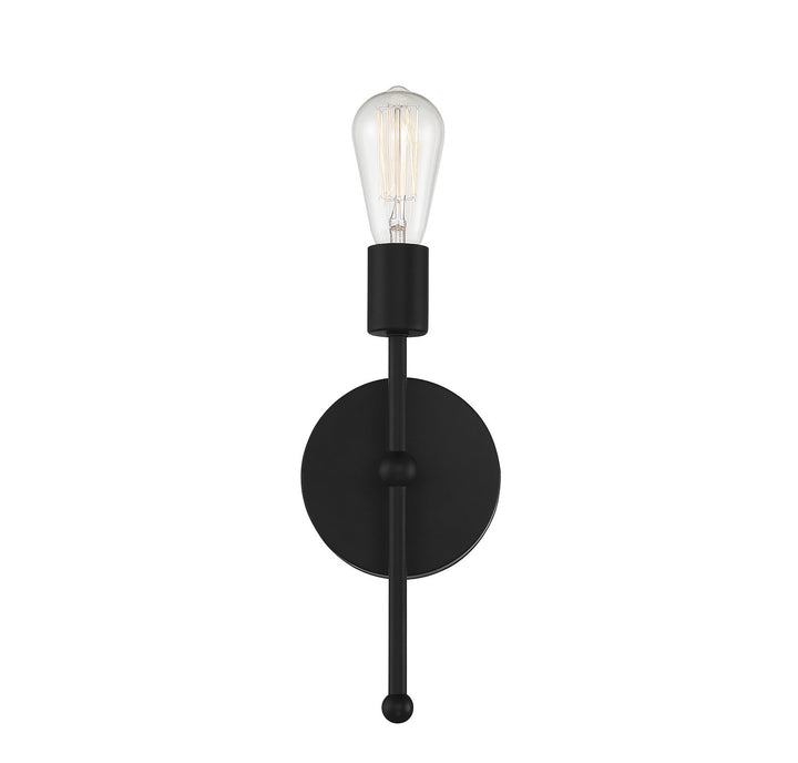 Meridian - M90005MBK - One Light Wall Sconce - Matte Black