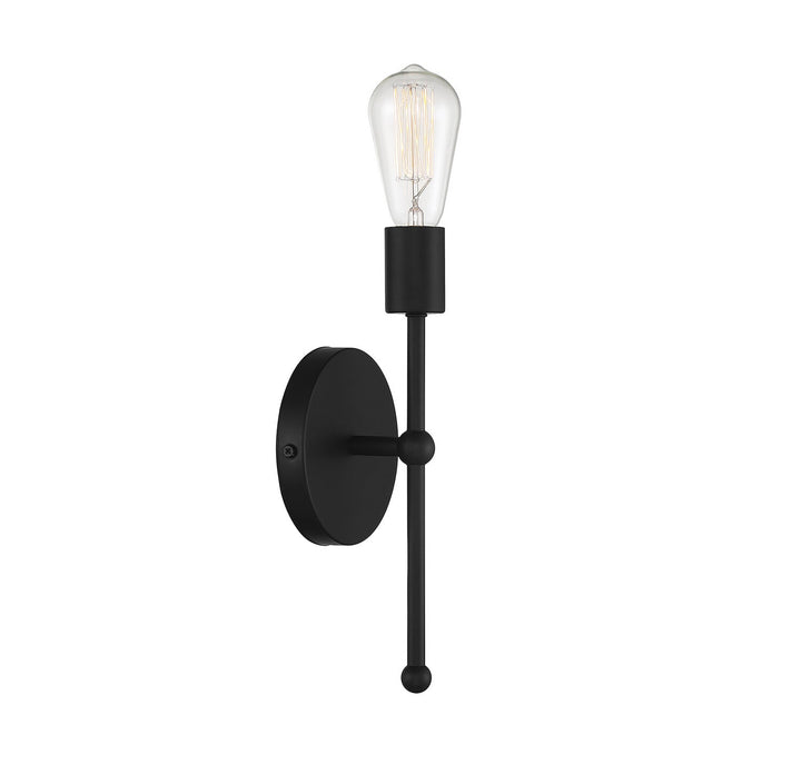 Meridian - M90005MBK - One Light Wall Sconce - Matte Black