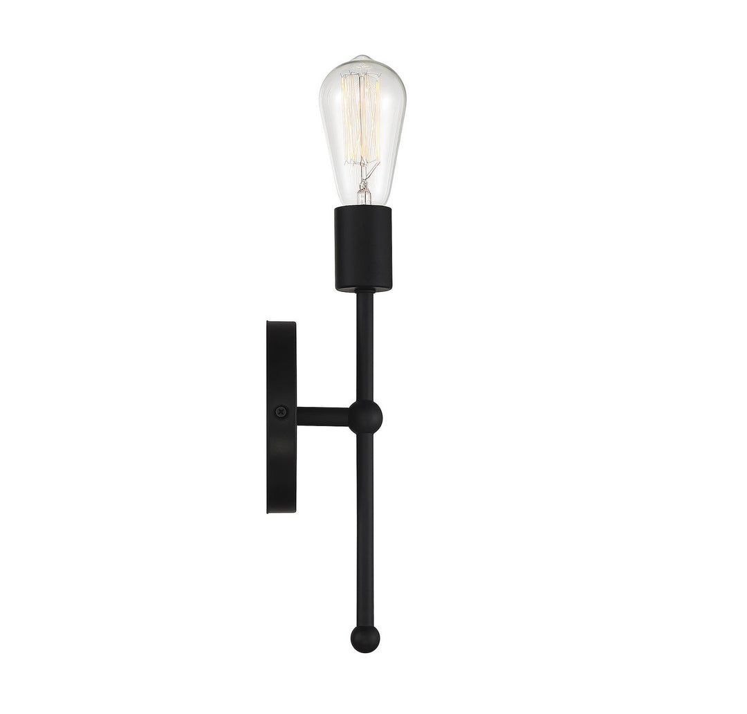 Meridian - M90005MBK - One Light Wall Sconce - Matte Black