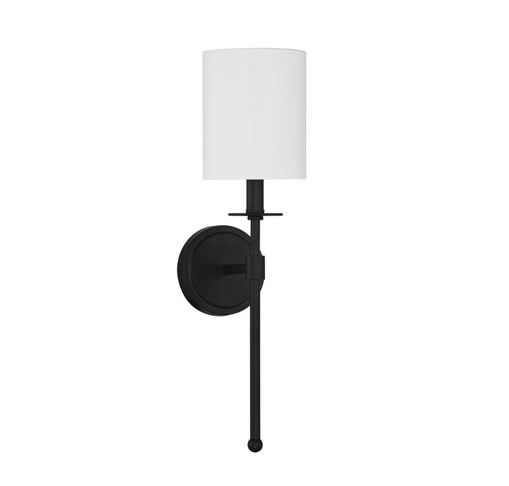 Meridian - M90057MBK - One Light Wall Sconce - Matte Black