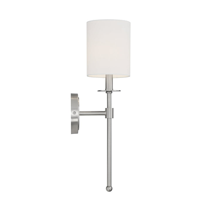 Meridian - M90057BN - One Light Wall Sconce - Brushed Nickel