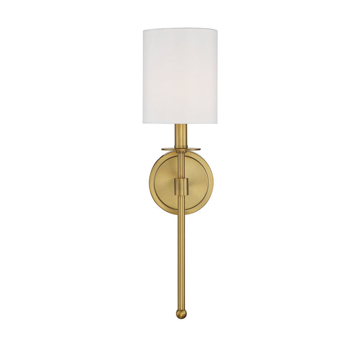 Meridian - M90057NB - One Light Wall Sconce - Natural Brass