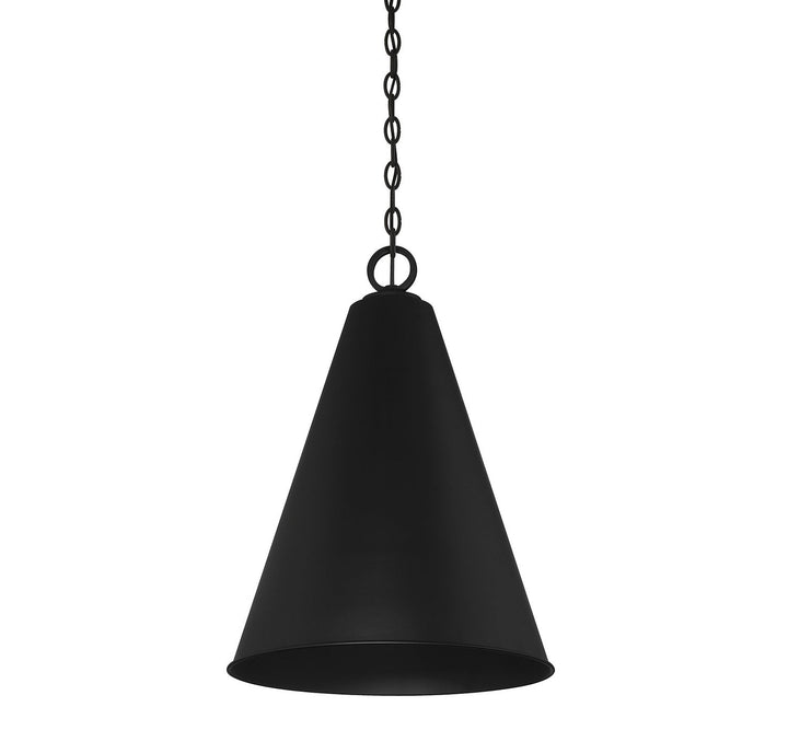 Meridian - M70112MBK - One Light Pendant - Matte Black