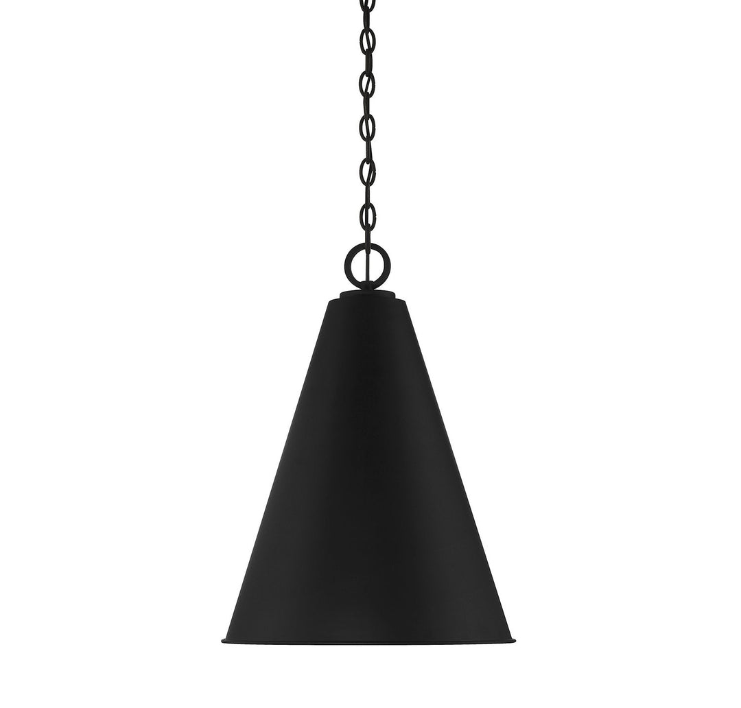 Meridian - M70112MBK - One Light Pendant - Matte Black