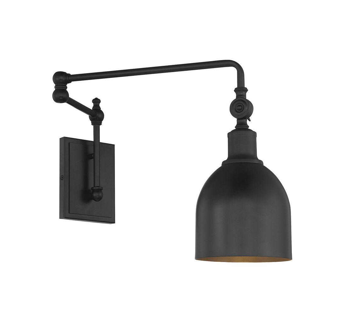 Meridian - M90019MBK - One Light Wall Sconce - Matte Black