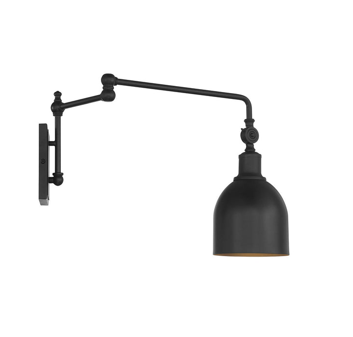 Meridian - M90019MBK - One Light Wall Sconce - Matte Black