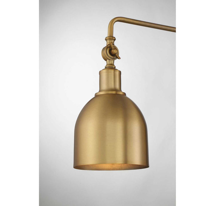 Meridian - M90019NB - One Light Wall Sconce - Natural Brass