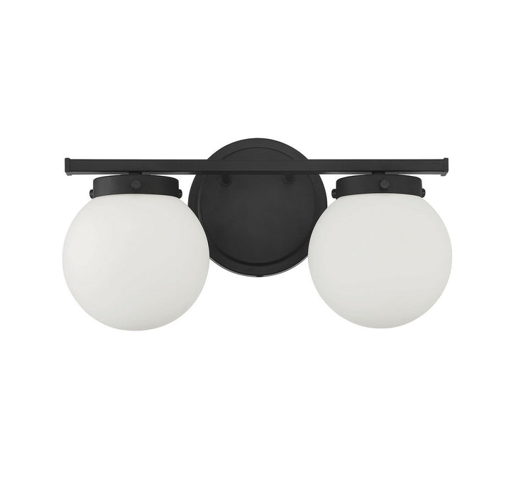 Meridian - M80047MBK - Two Light Bathroom Vanity Light - Matte Black