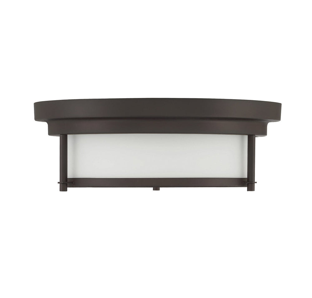 Meridian - M60062ORB - Two Light Flush Mount - Oil Rubbed Bronze