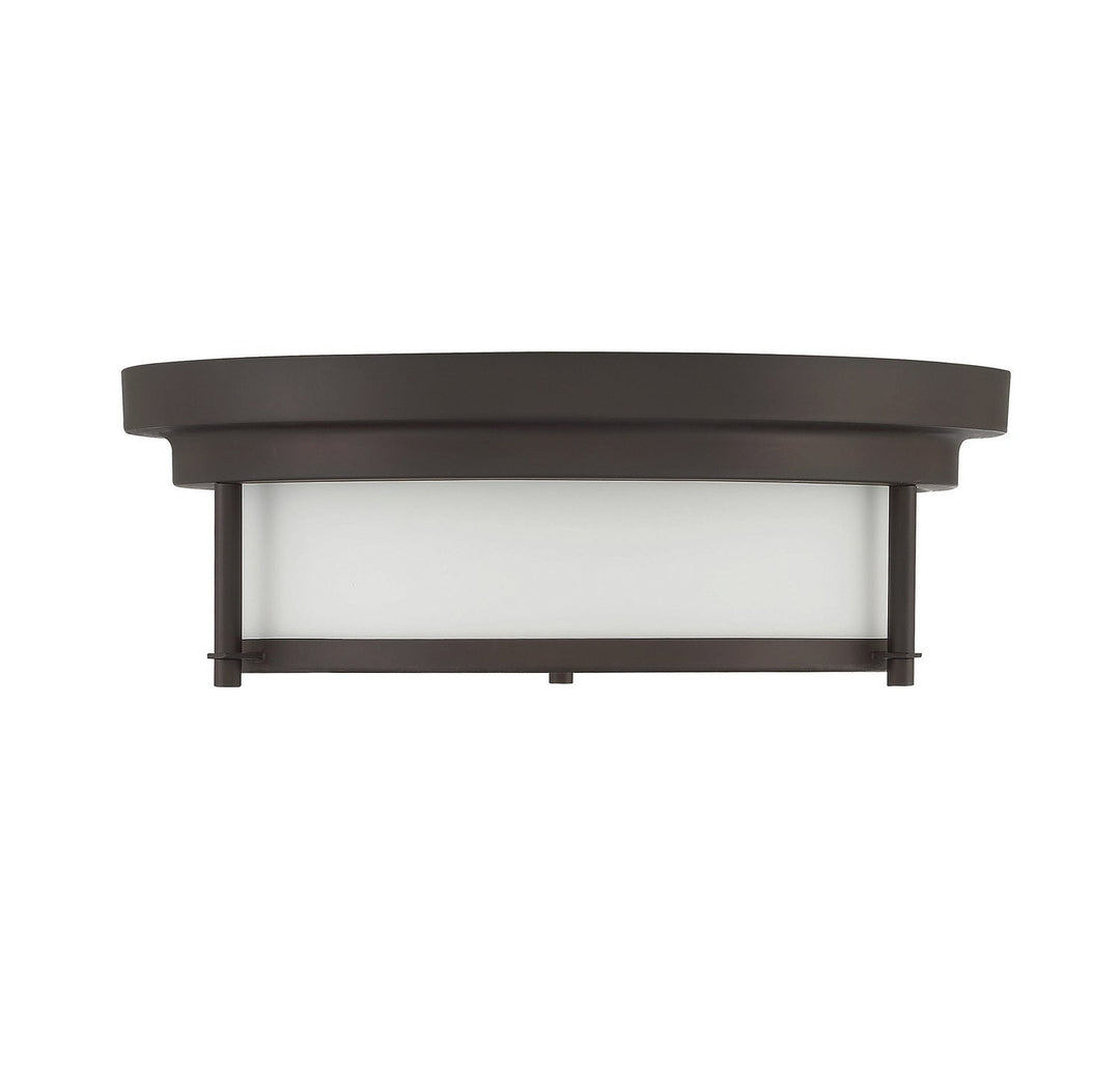 Meridian - M60062ORB - Two Light Flush Mount - Oil Rubbed Bronze