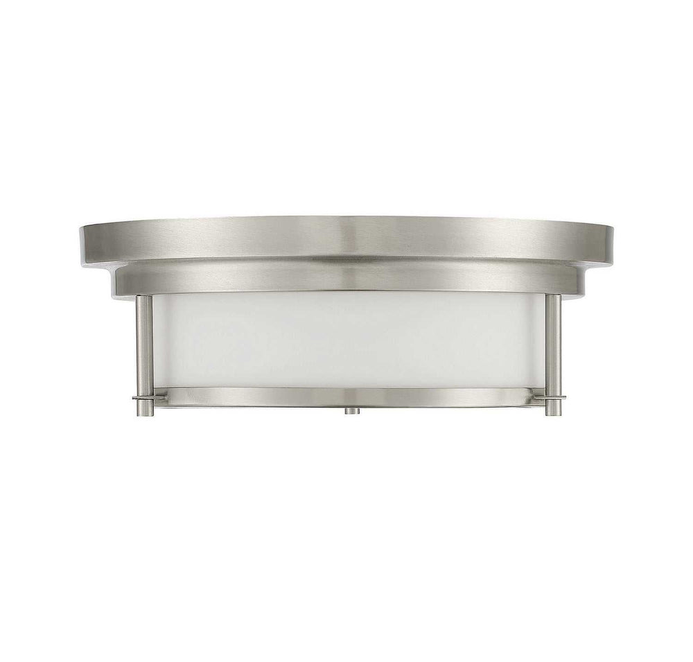 Meridian - M60062BN - Two Light Flush Mount - Brushed Nickel