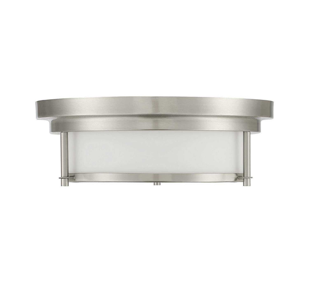 Meridian - M60062BN - Two Light Flush Mount - Brushed Nickel
