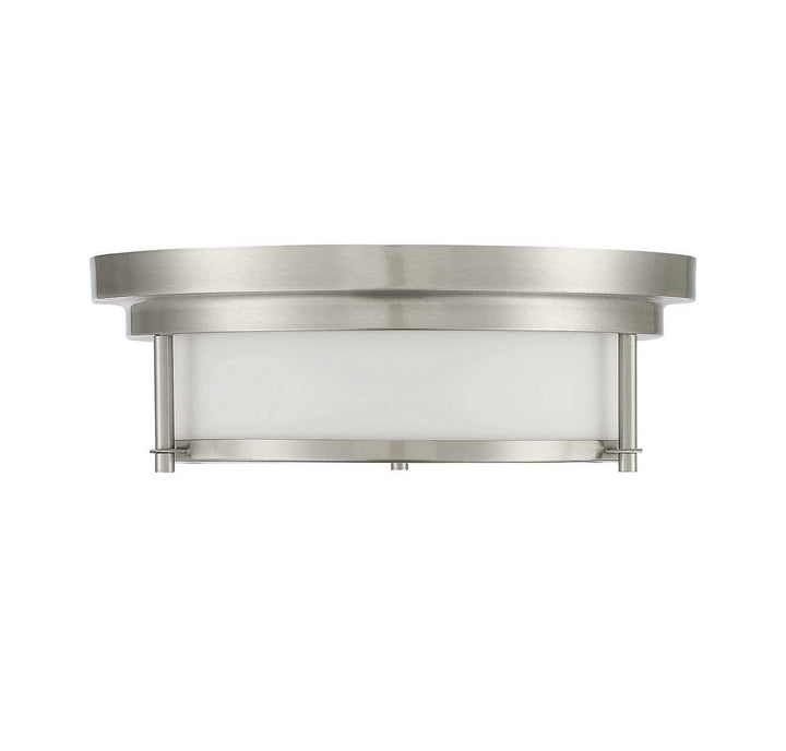 Meridian - M60062BN - Two Light Flush Mount - Brushed Nickel