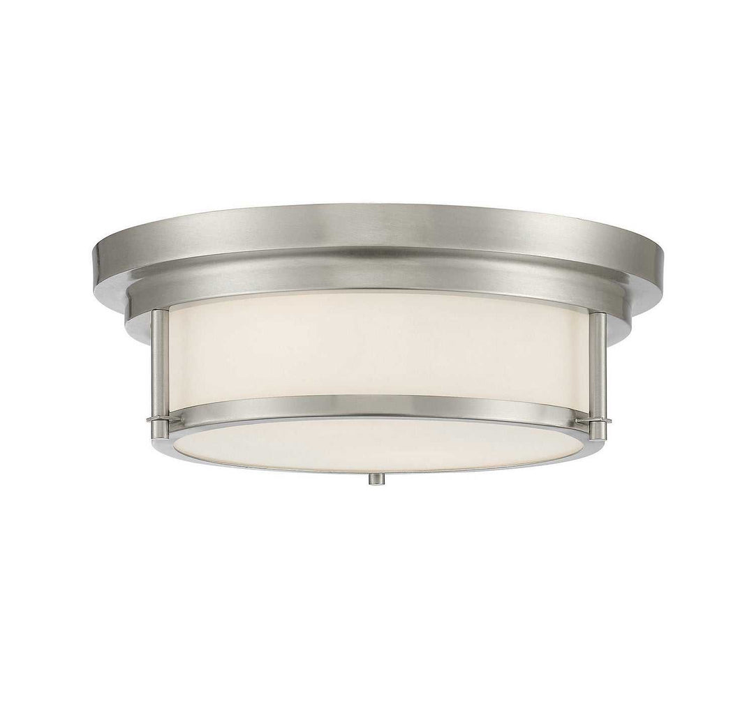 Meridian - M60062BN - Two Light Flush Mount - Brushed Nickel