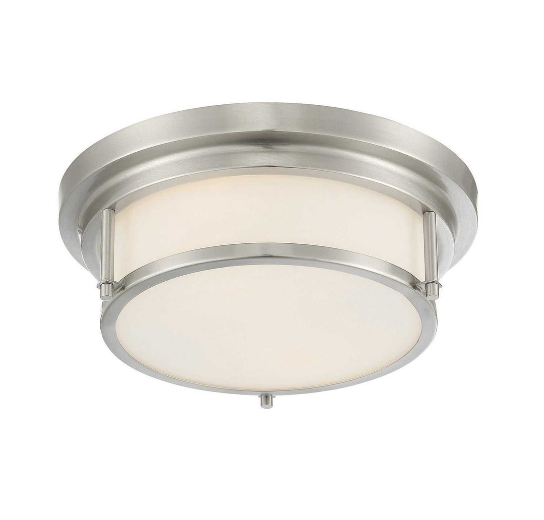 Meridian - M60062BN - Two Light Flush Mount - Brushed Nickel
