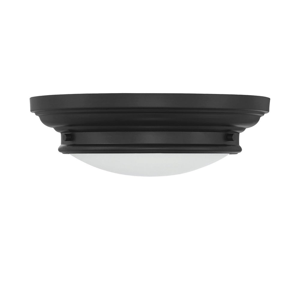 Meridian - M60063MBK - Two Light Flush Mount - Matte Black