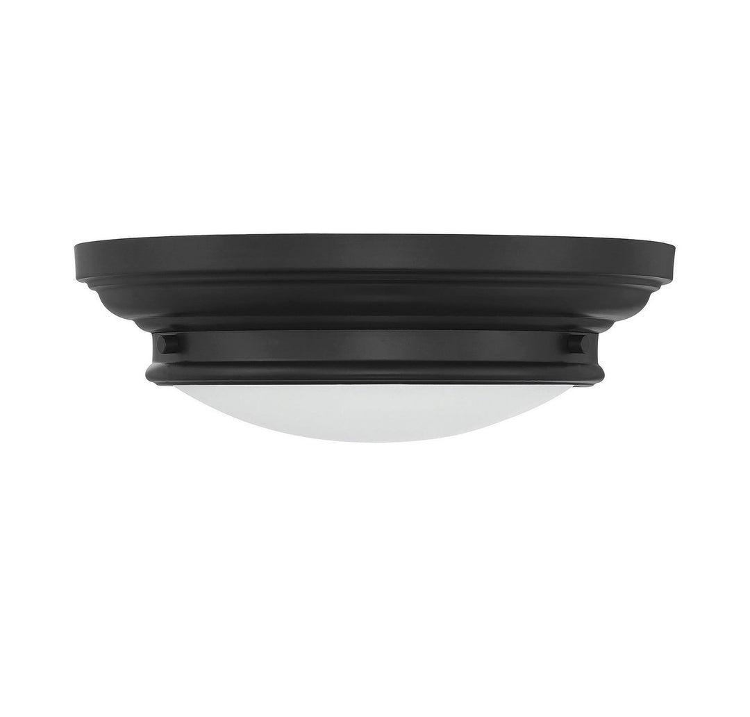 Meridian - M60063MBK - Two Light Flush Mount - Matte Black