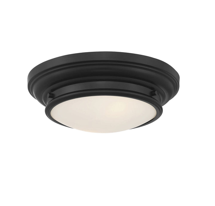 Meridian - M60063MBK - Two Light Flush Mount - Matte Black