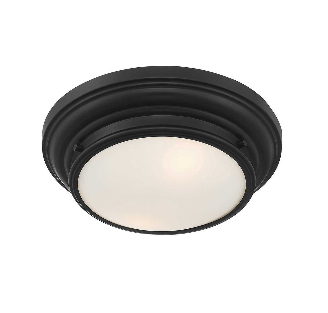 Meridian - M60063MBK - Two Light Flush Mount - Matte Black