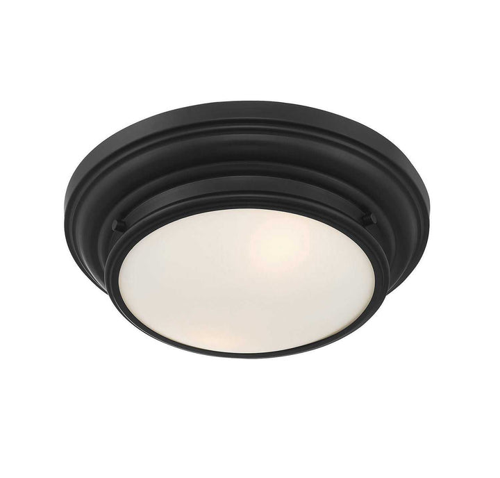 Meridian - M60063MBK - Two Light Flush Mount - Matte Black