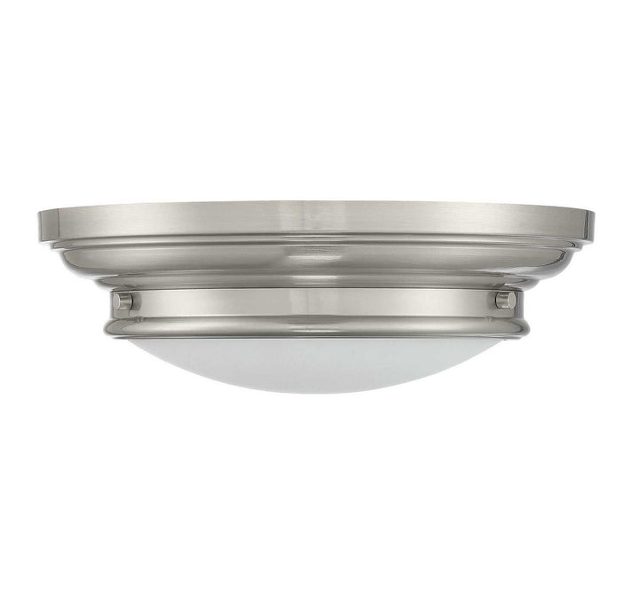 Meridian - M60063BN - Two Light Flush Mount - Brushed Nickel