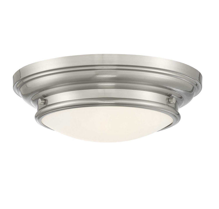Meridian - M60063BN - Two Light Flush Mount - Brushed Nickel