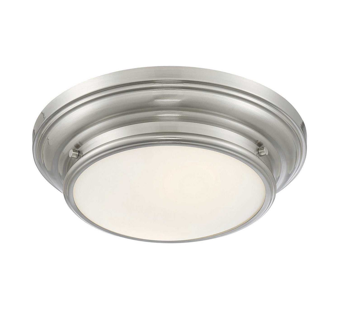 Meridian - M60063BN - Two Light Flush Mount - Brushed Nickel