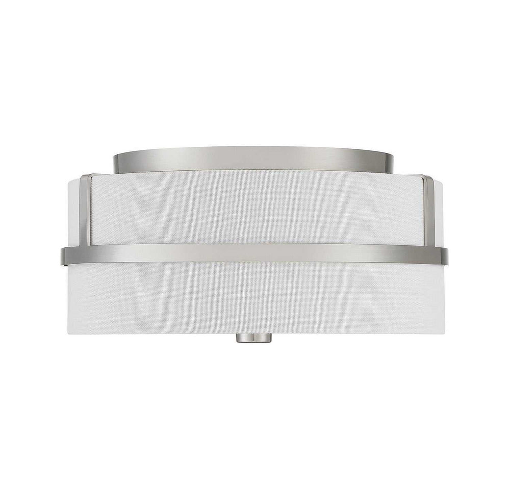 Meridian - M60065BN - Two Light Flush Mount - Brushed Nickel