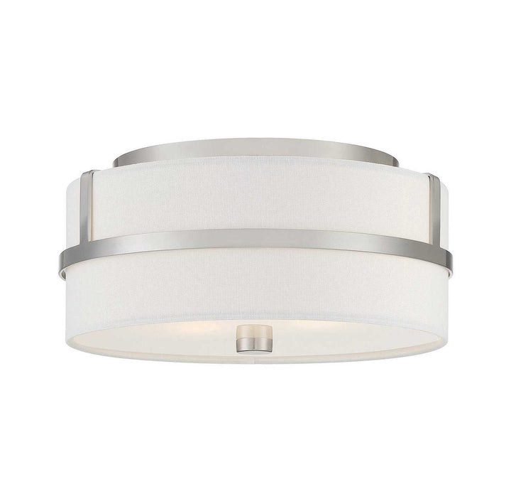 Meridian - M60065BN - Two Light Flush Mount - Brushed Nickel