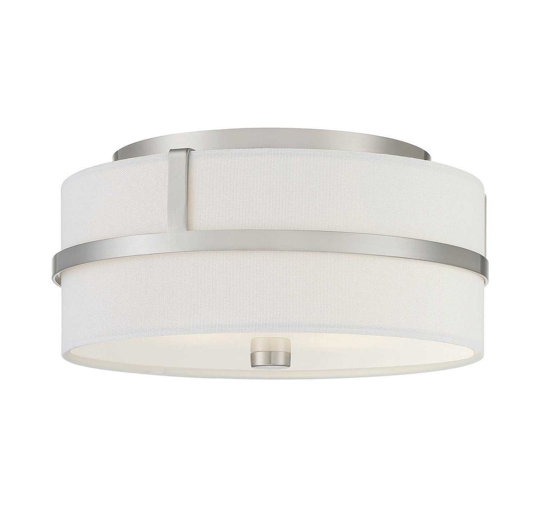 Meridian - M60065BN - Two Light Flush Mount - Brushed Nickel