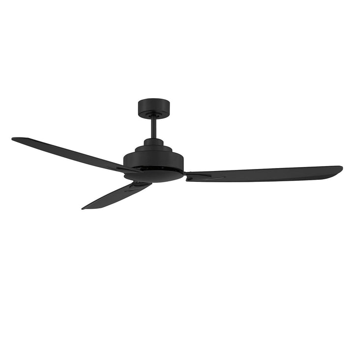 Meridian - M2010MBK - 58"Ceiling Fan - Matte Black