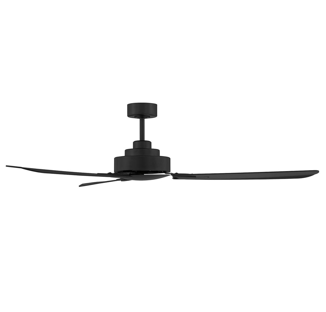 Meridian - M2010MBK - 58"Ceiling Fan - Matte Black