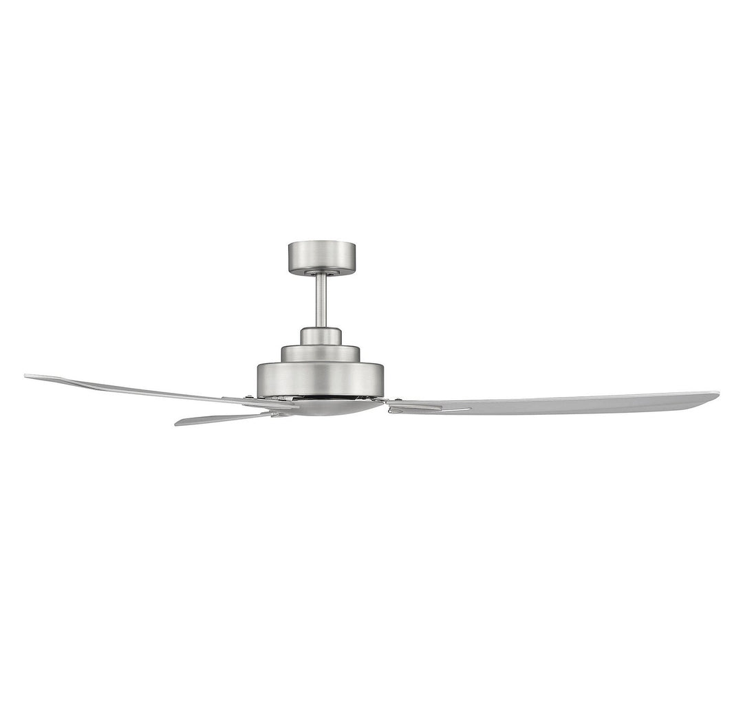 Meridian - M2010BN - 58"Ceiling Fan - Brushed Nickel