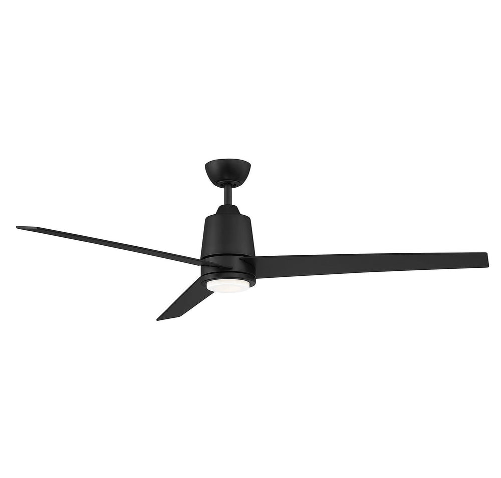 Meridian - M2013MBKRV - 56"Ceiling Fan - Matte Black