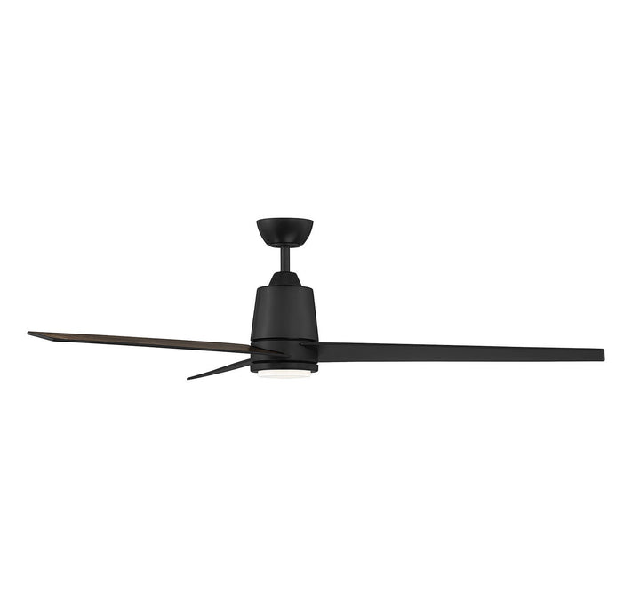 Meridian - M2013MBKRV - 56"Ceiling Fan - Matte Black