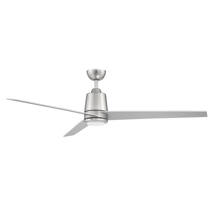 Meridian - M2013BNRV - 56"Ceiling Fan - Brushed Nickel