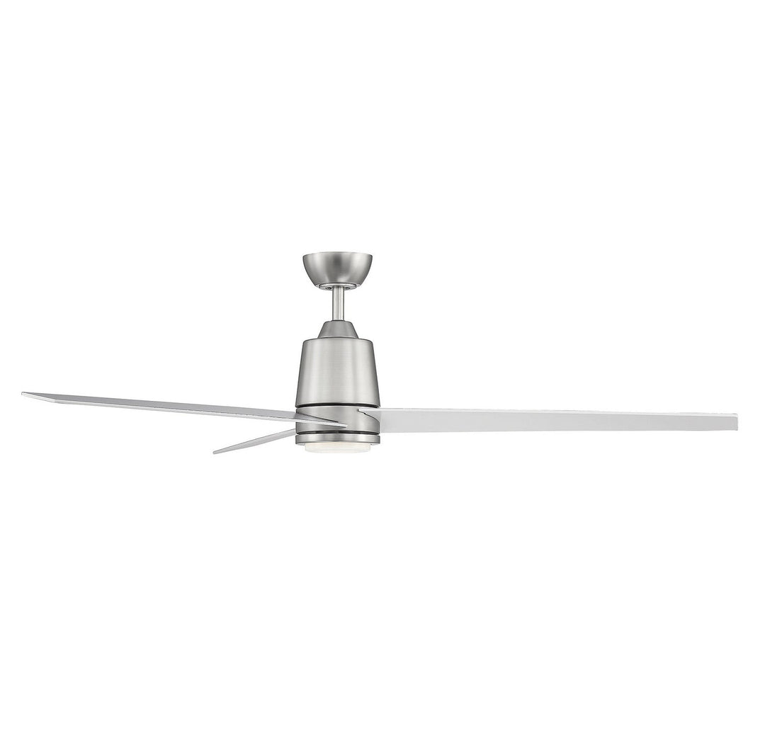 Meridian - M2013BNRV - 56"Ceiling Fan - Brushed Nickel