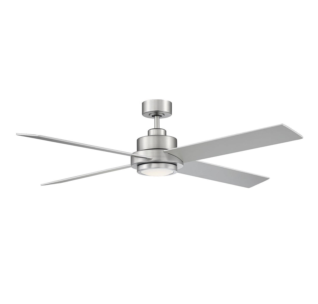 Meridian - M2011BNRV - 56"Ceiling Fan - Brushed Nickel
