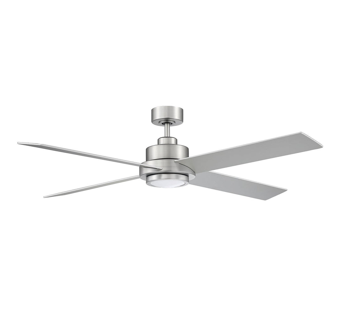 Meridian - M2011BNRV - 56"Ceiling Fan - Brushed Nickel