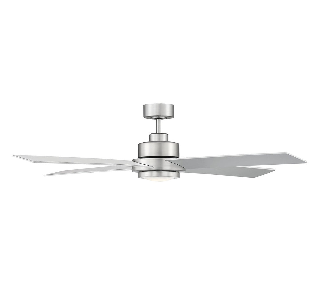 Meridian - M2011BNRV - 56"Ceiling Fan - Brushed Nickel